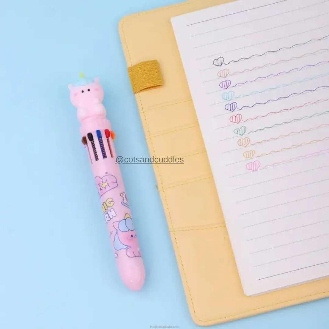 Magical Baby Unicorn Design Multicolor Pen: Spark Your Imagination with Every Stroke