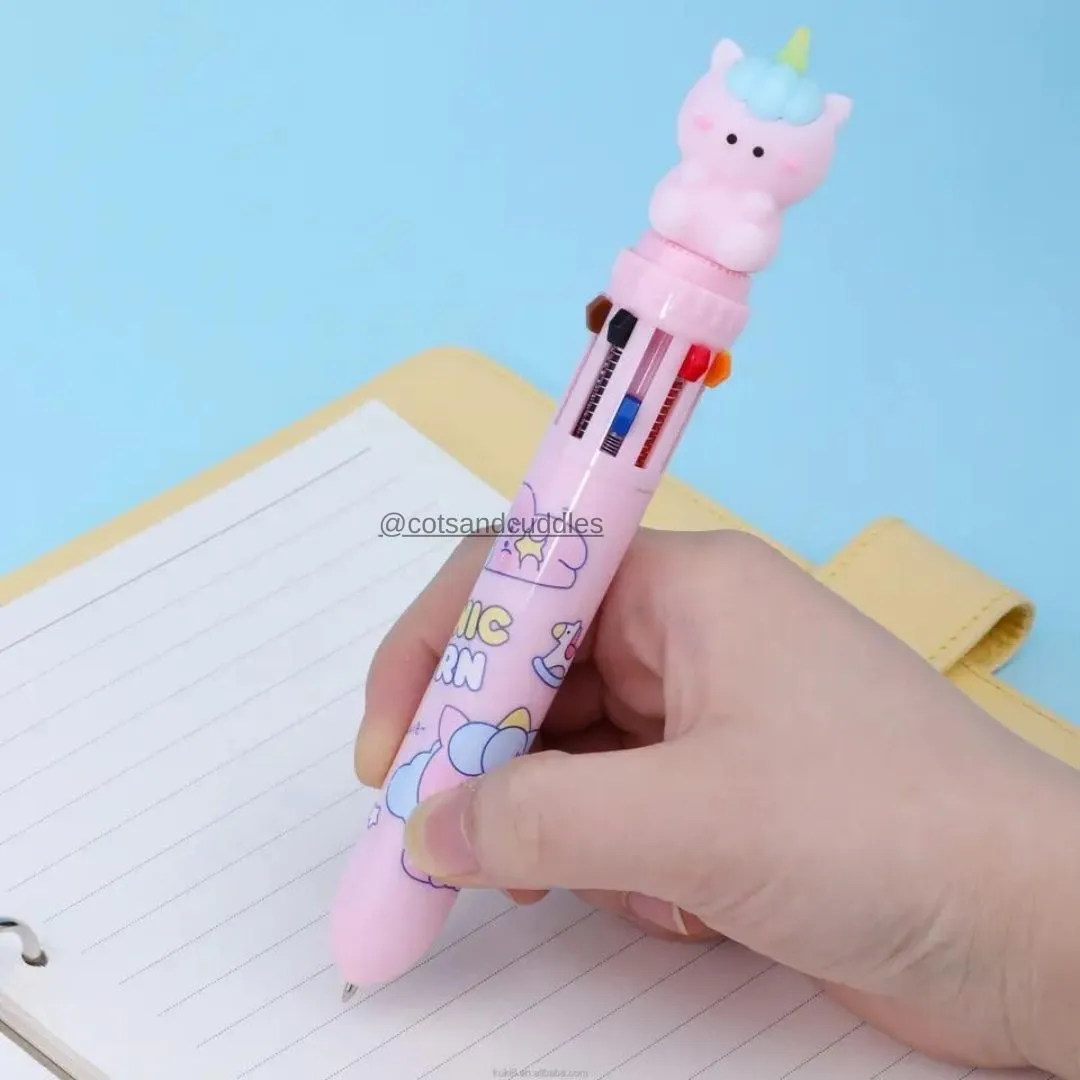 Magical Baby Unicorn Design Multicolor Pen: Spark Your Imagination with Every Stroke