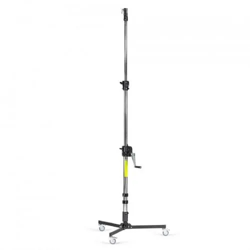 Manfrotto 087NWLB Wind Up Low Base Lighting Stand With Braked Wheels