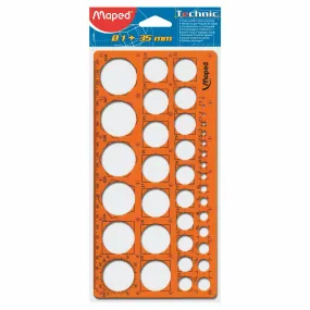 Maped Circle Template Ruler