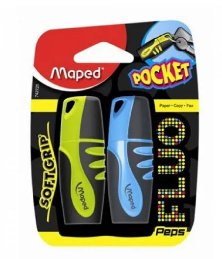 Maped Fluo Peps Highlighter Pocket YW Asst
