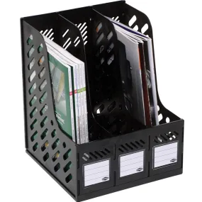 Marbig Magazine Book Holder Racks 3 Sections