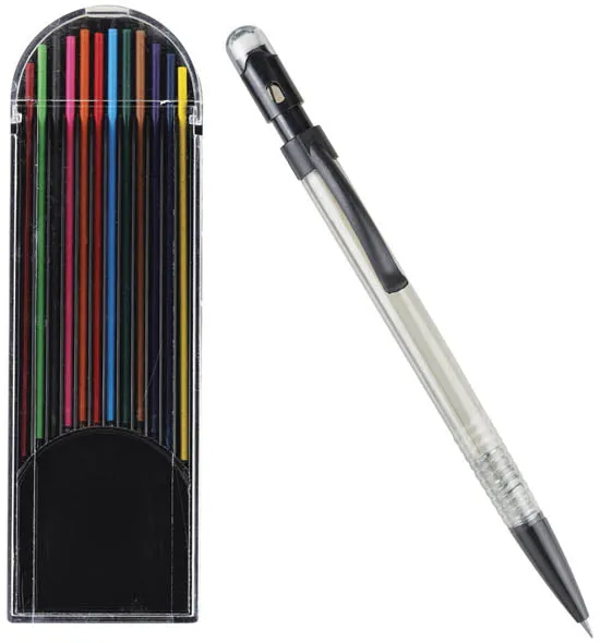 Mechanical Colored Pencil Set (6/unit) #3301 (B-34)