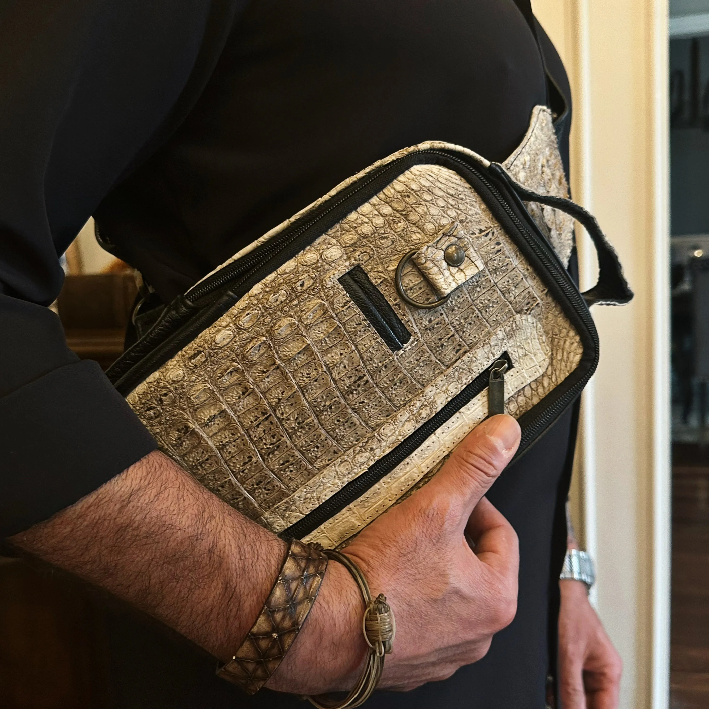 Men’s Alligator Hornback Sling