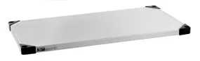 Metro 1424FS Super Erecta&reg; Stainless Steel Solid Shelf, 14" x 24"