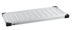 Metro 1448LG Super Erecta&reg; Louvered/Embossed Galvanized Solid Shelf, 14" x 48"