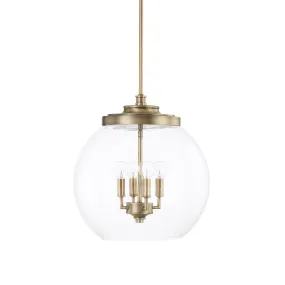 Mid-Century 4-Light Pendant