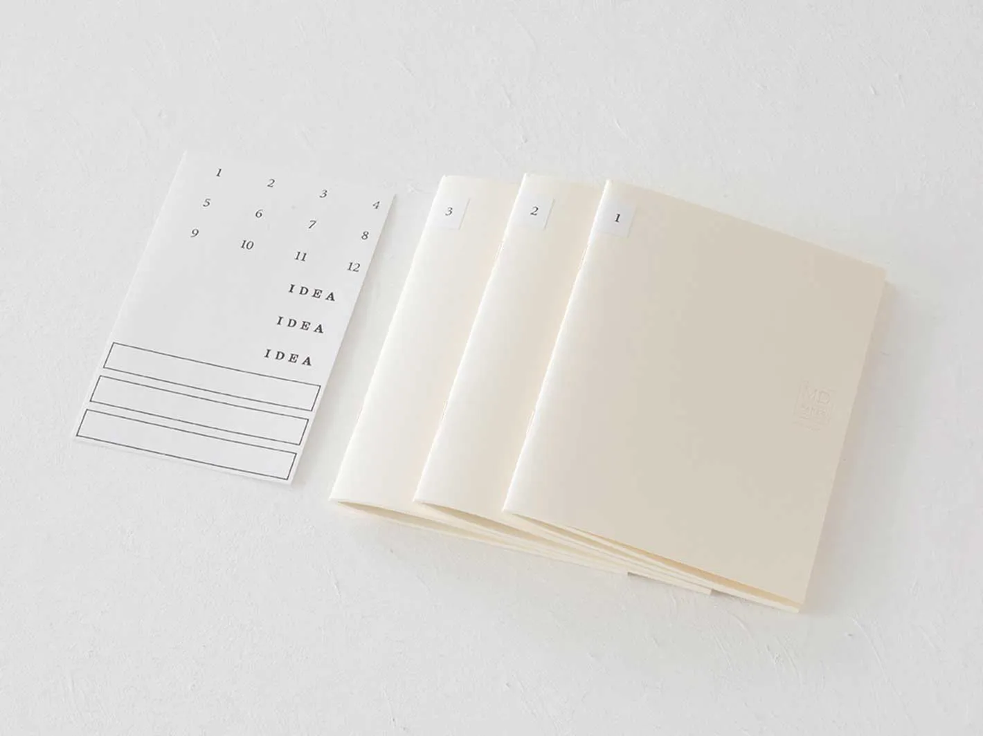 Midori  MD Notebook Light B6 Slim Grid 3-pack