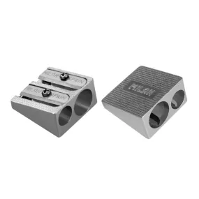 Milan Aluminium Double Pencil Sharpeners