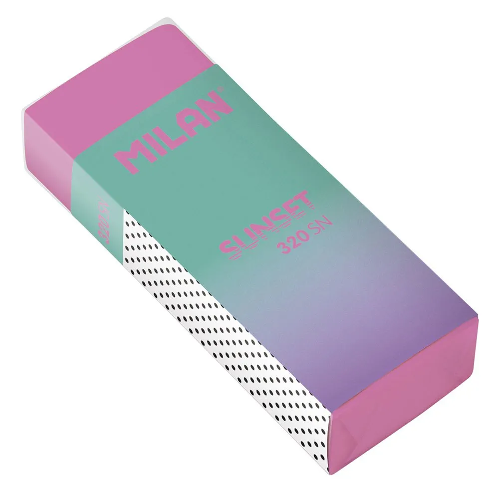 MILAN Nata® Erasers Sunset Series (With Carton Sleeve And Wrapped)
