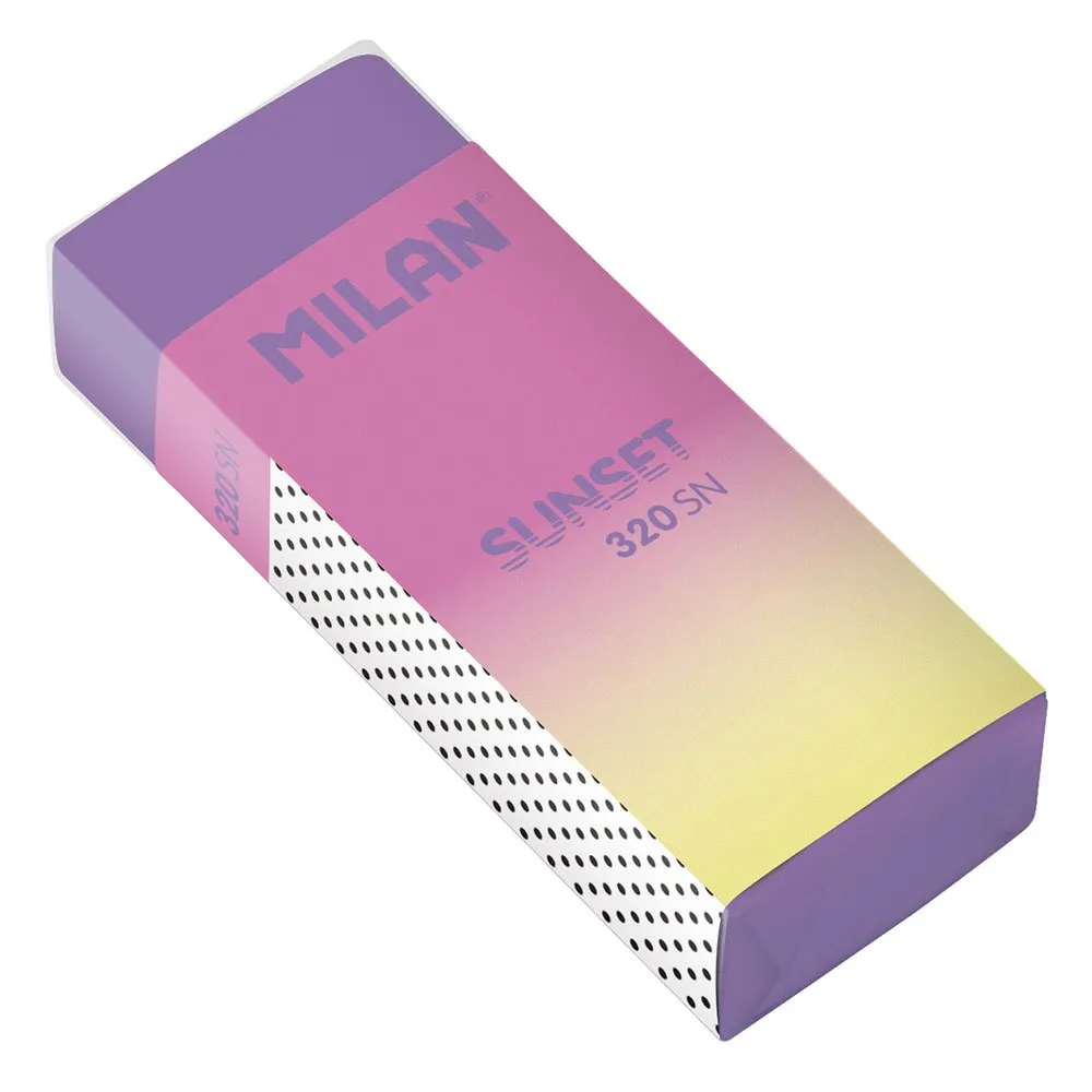 MILAN Nata® Erasers Sunset Series (With Carton Sleeve And Wrapped)