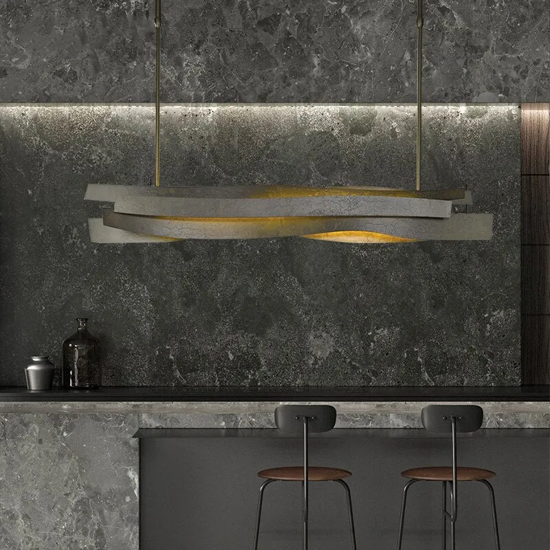 Minimal restaurant pendant lamp Modern bar desk lamp Office pendant lamp Designer Creative geometric restaurant lamp