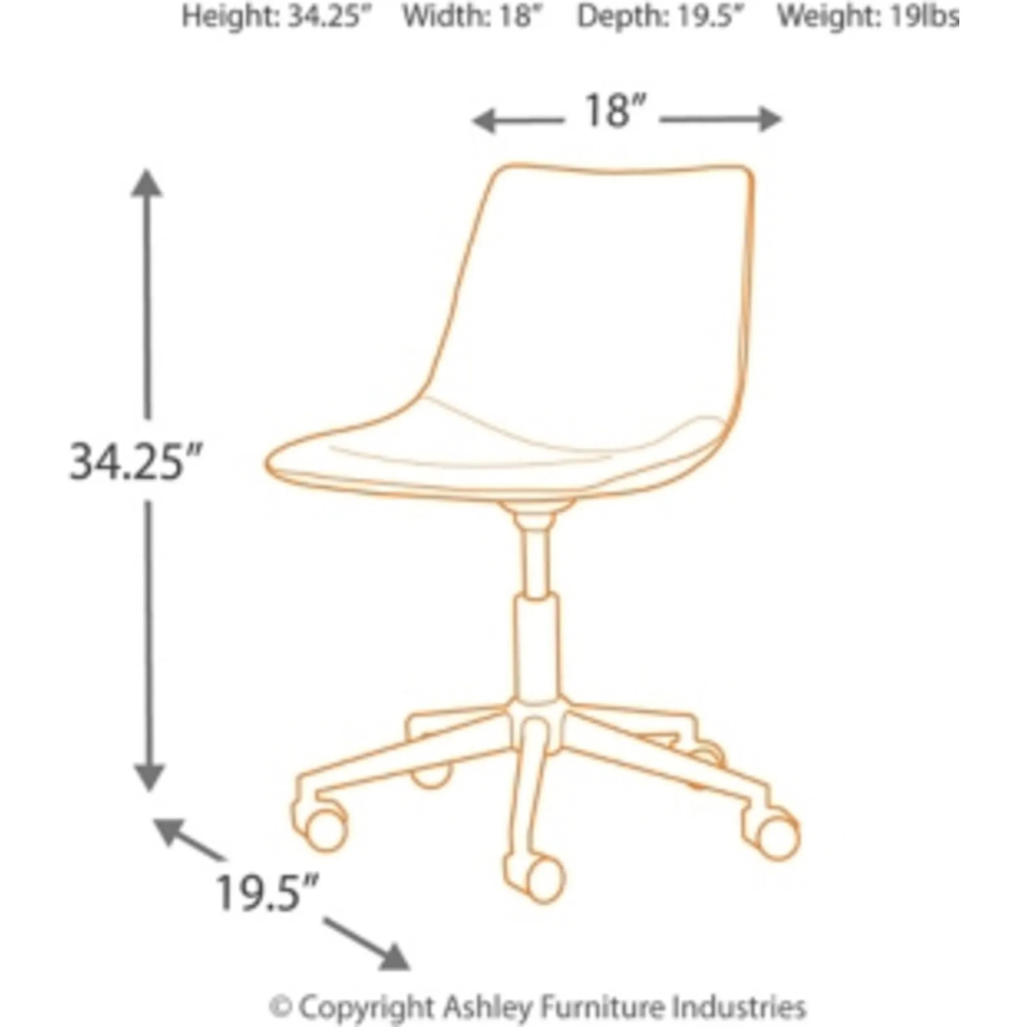 Mirimyn 2 Pce Home Office Package