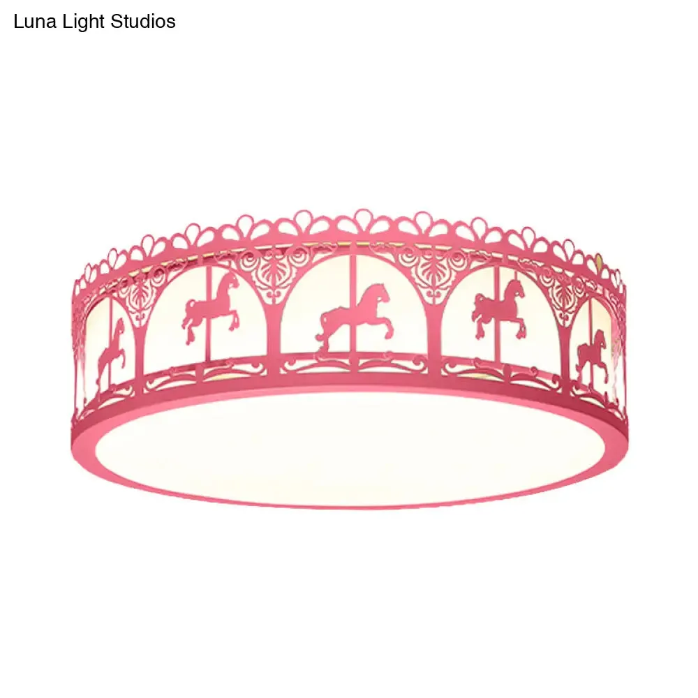 Modern Acrylic Flush Mount Ceiling Light: Perfect for Kid's Bedroom