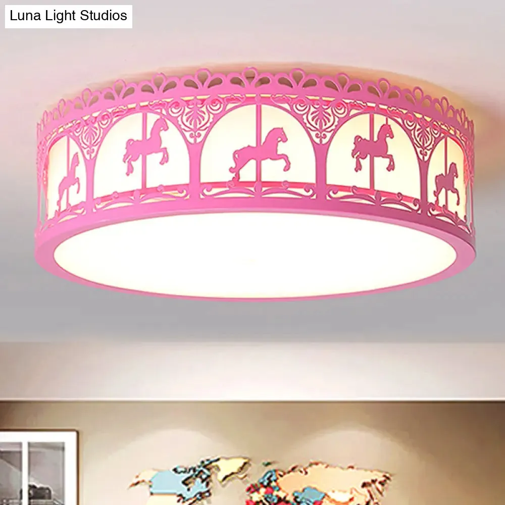 Modern Acrylic Flush Mount Ceiling Light: Perfect for Kid's Bedroom