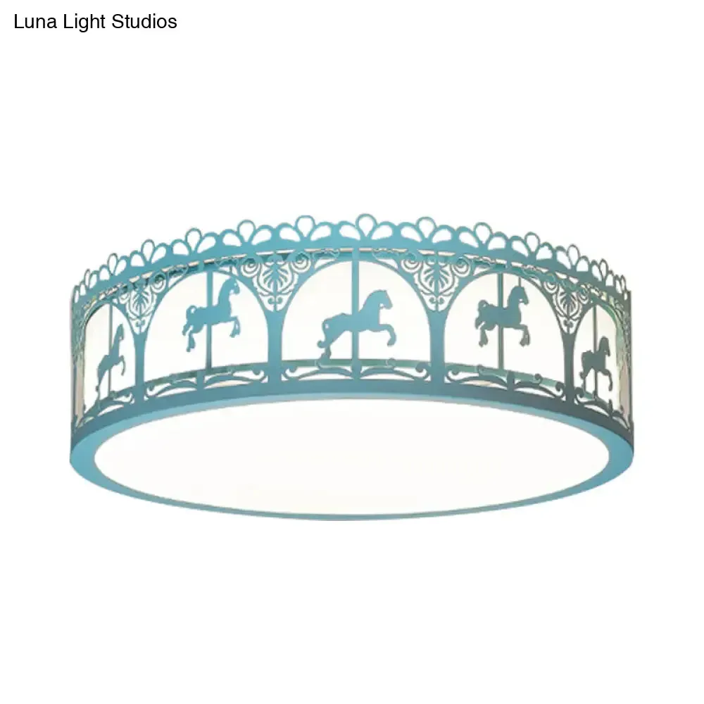 Modern Acrylic Flush Mount Ceiling Light: Perfect for Kid's Bedroom