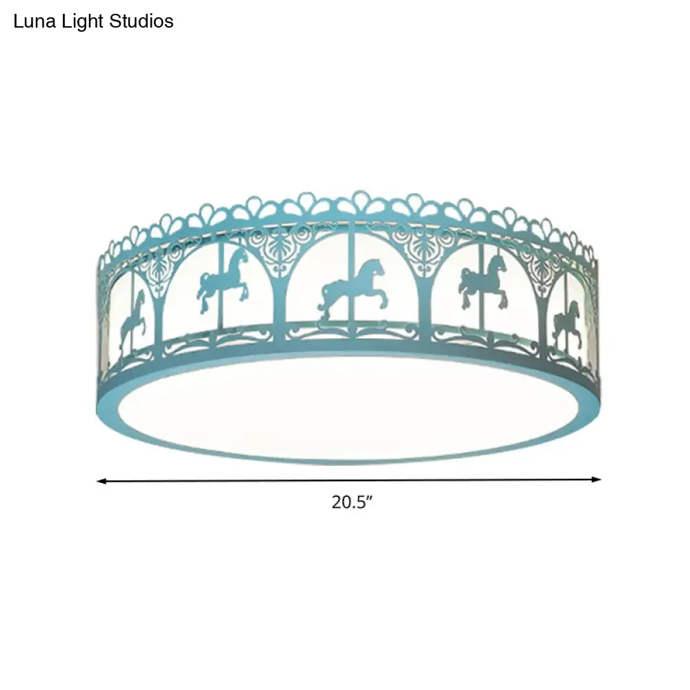 Modern Acrylic Flush Mount Ceiling Light: Perfect for Kid's Bedroom
