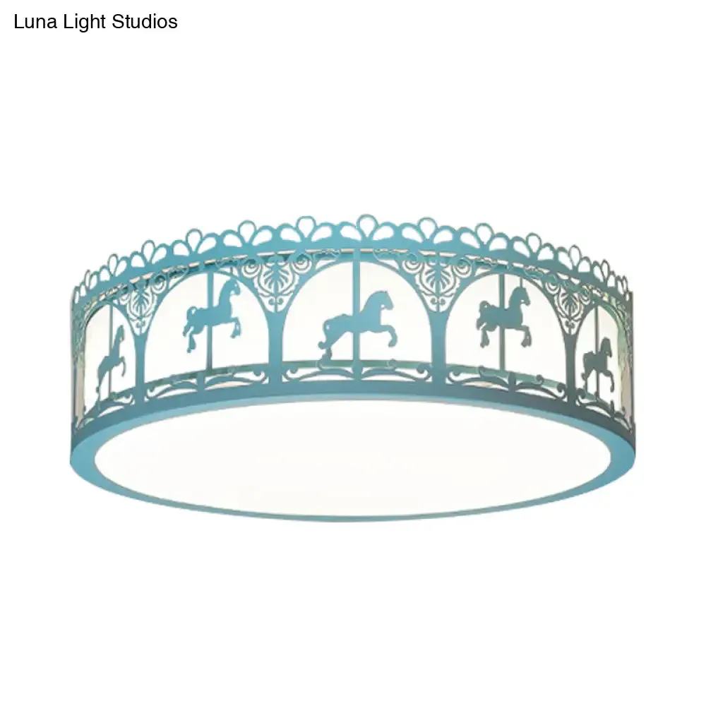 Modern Acrylic Flush Mount Ceiling Light: Perfect for Kid's Bedroom