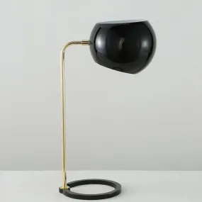 Modern Nordic Geometric Iron Table Light in Black - 1 Head Living Room Desk Lamp