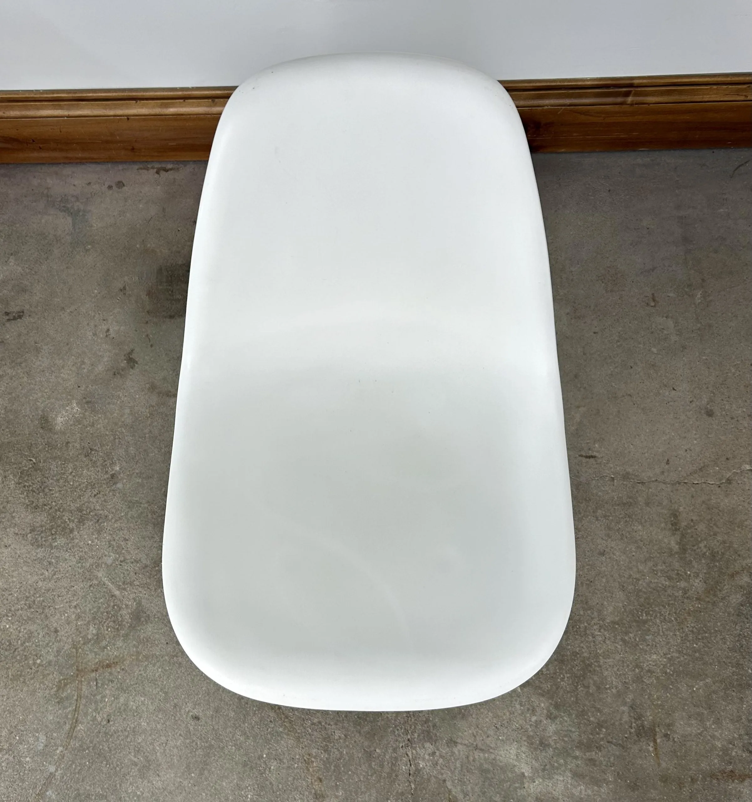 Modway Paris Chairs, White with Chrome Base, Eames Knockoff, Set of Three