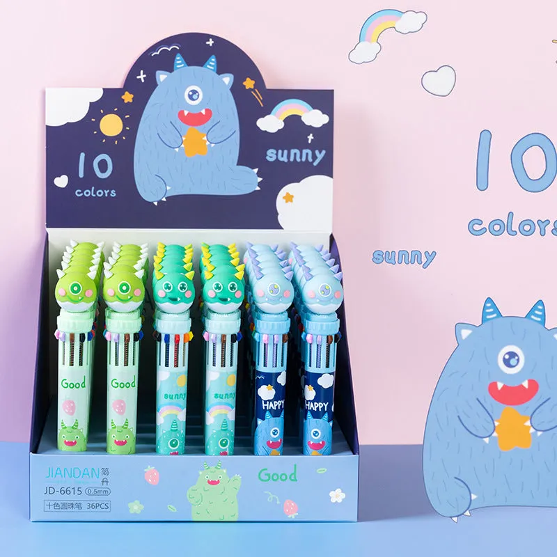 Monster Face Topper Multicolor Pen: A Fun and Vibrant Writing Companion for Kids