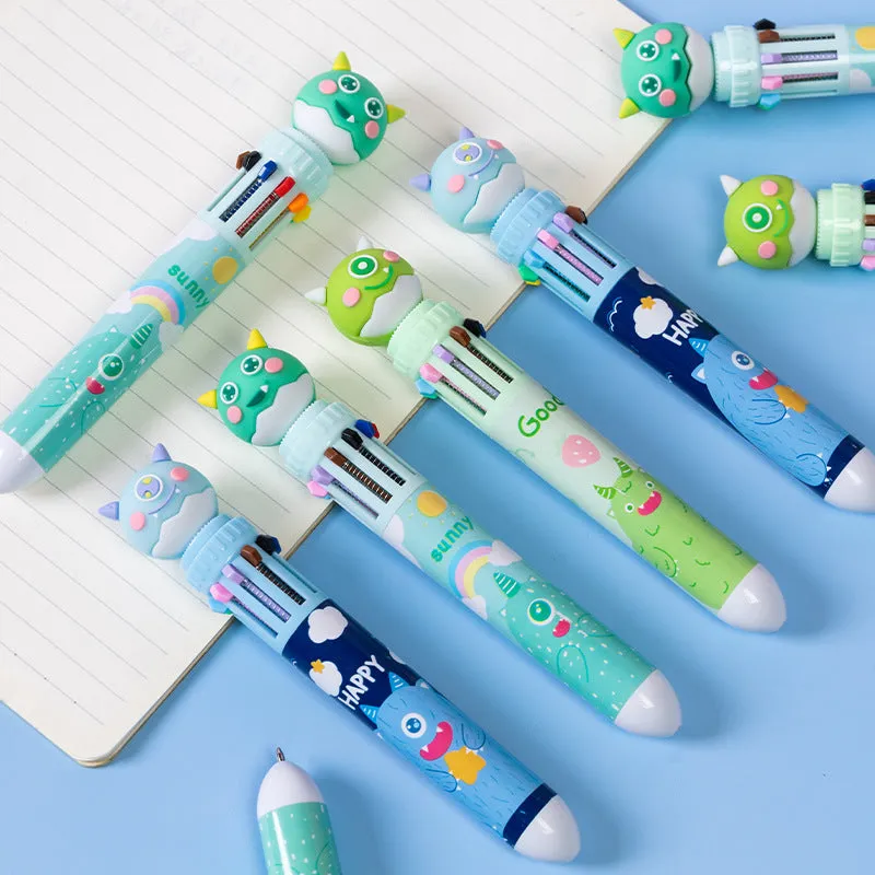 Monster Face Topper Multicolor Pen: A Fun and Vibrant Writing Companion for Kids