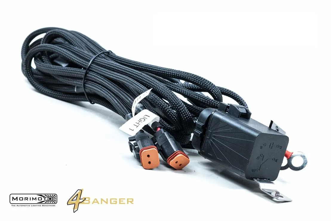 Morimoto 4Banger Ditch Light Kit: 21  F150 (HXB Yellow Combo Beam)