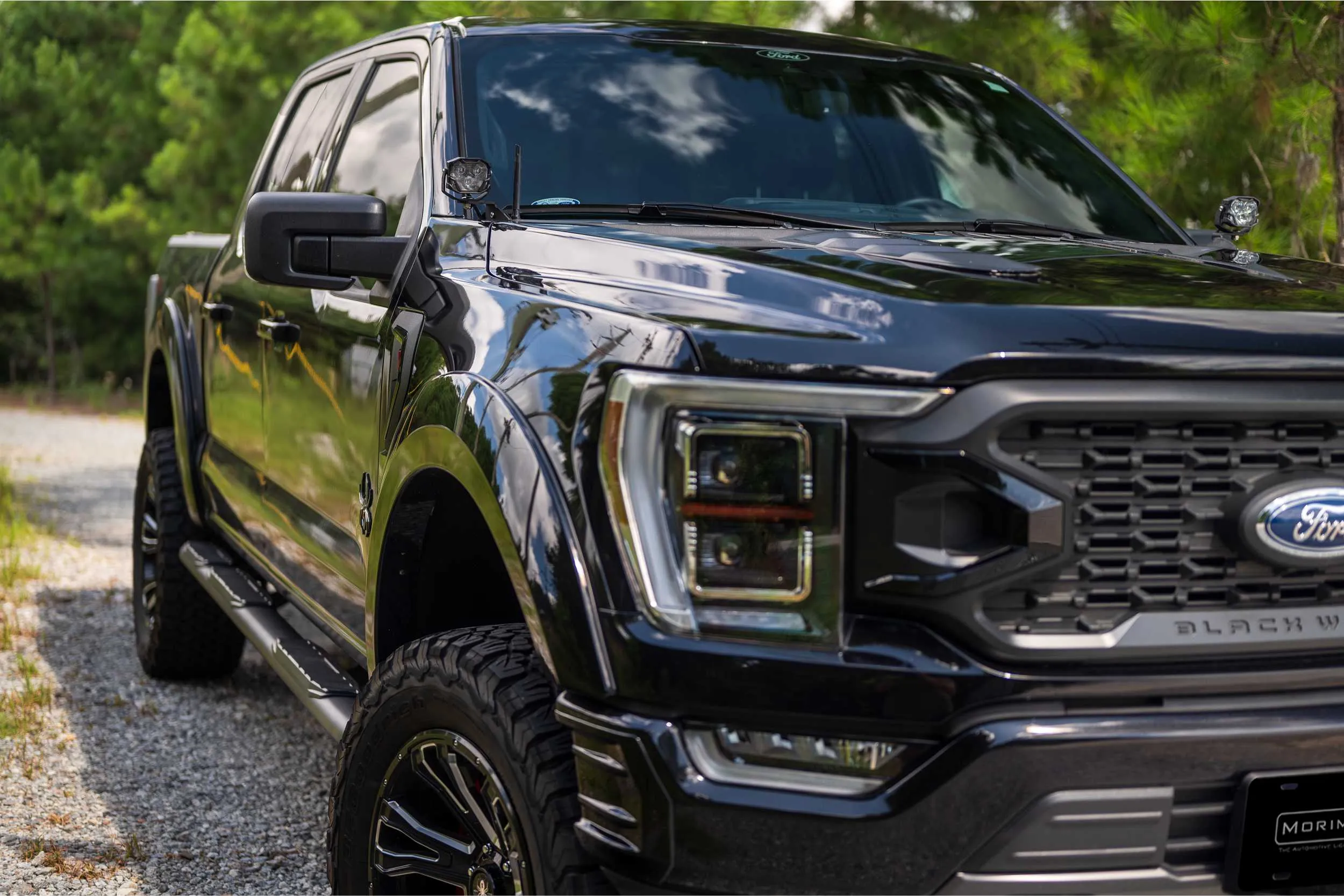 Morimoto 4Banger Ditch Light Kit: 21  F150 (HXB Yellow Combo Beam)