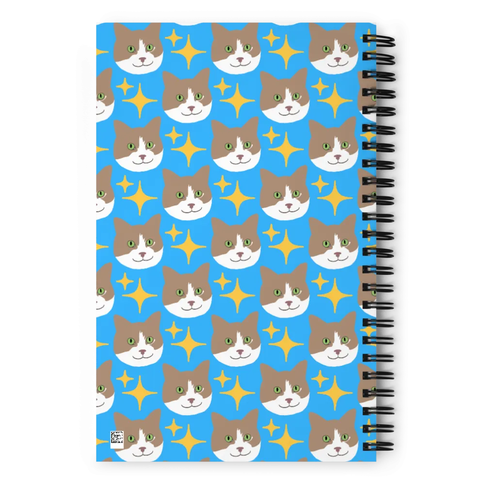 Mr. Peaches the Cat Spiral Notebook