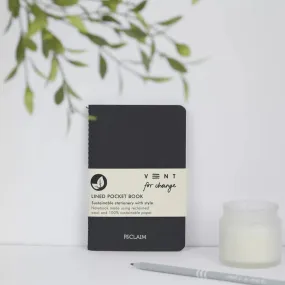 Notebook A6 RECLAIM – Black Wool
