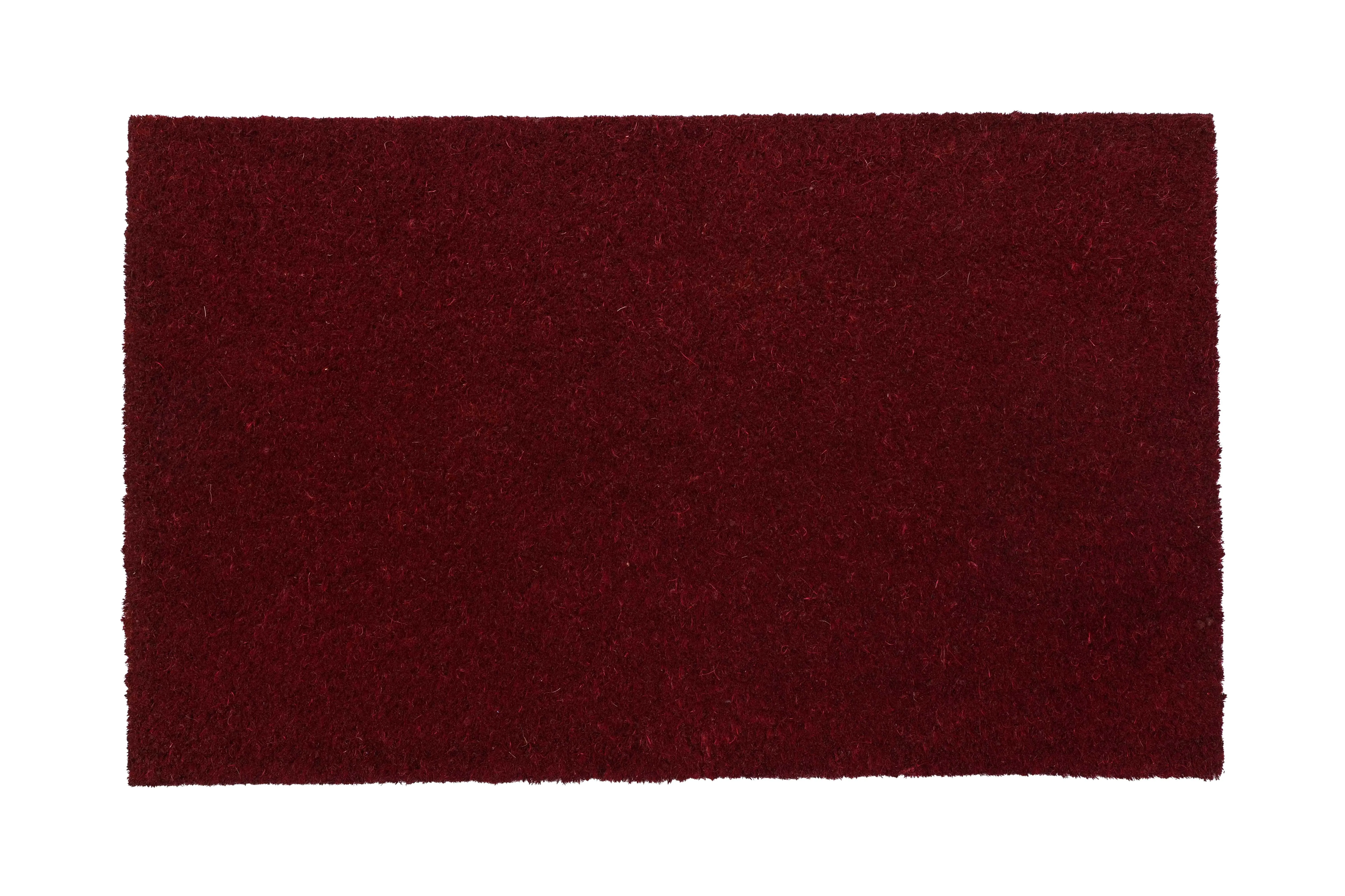 OnlyMat Solid Plain Colour Natural Coir Entrance Door Mat
