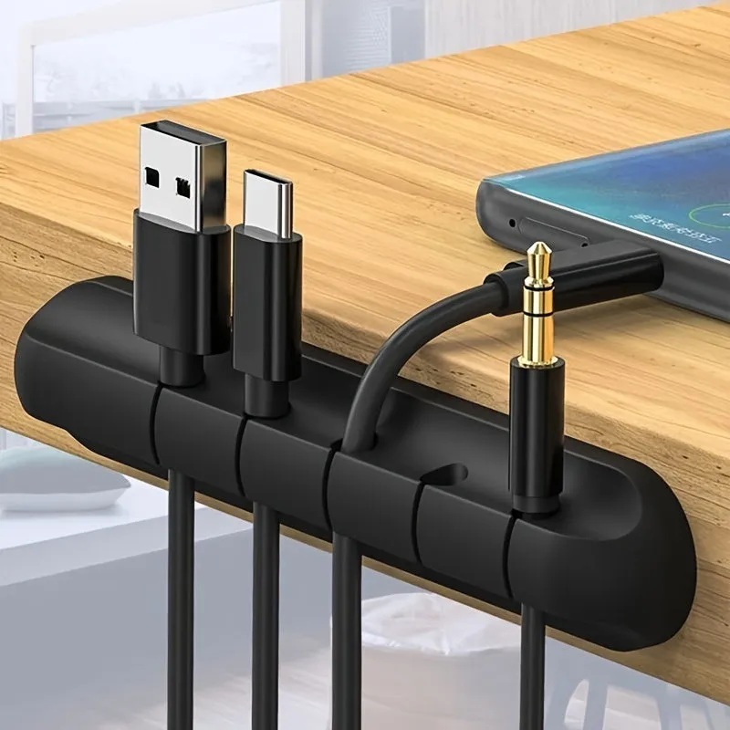 Organize Your Cables Instantly - Self-Adhesive Cable Holder Clips for Home & Office