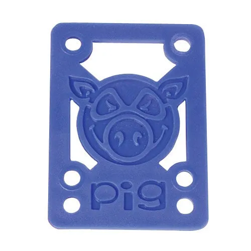 Pig - 1/8" Blue Skateboard Risers