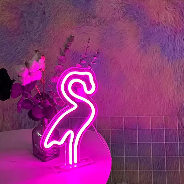 Pink Flamingo Table Lamp