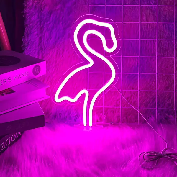 Pink Flamingo Table Lamp