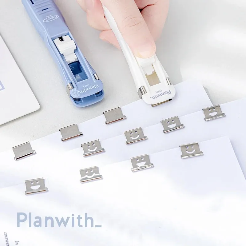 Planwith Paper Clip Dispenser / White