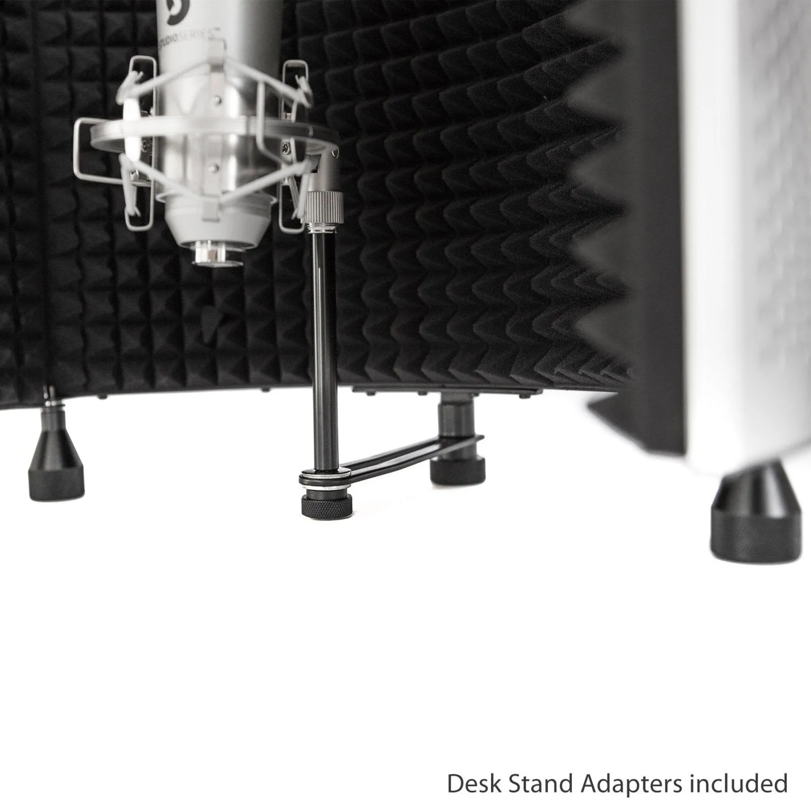 Portable Vocal Booth Pro with Floor & Desk Stands