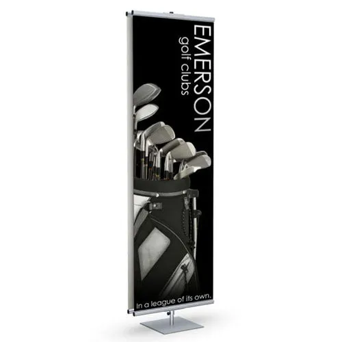 Poster Grip Snap-On Banner Stands 24" Wide and Adjustable for Posters or Banners | Lightweight   Portable
