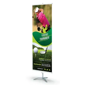 Poster Grip Snap-On Banner Stands 24" Wide and Adjustable for Posters or Banners | Lightweight   Portable