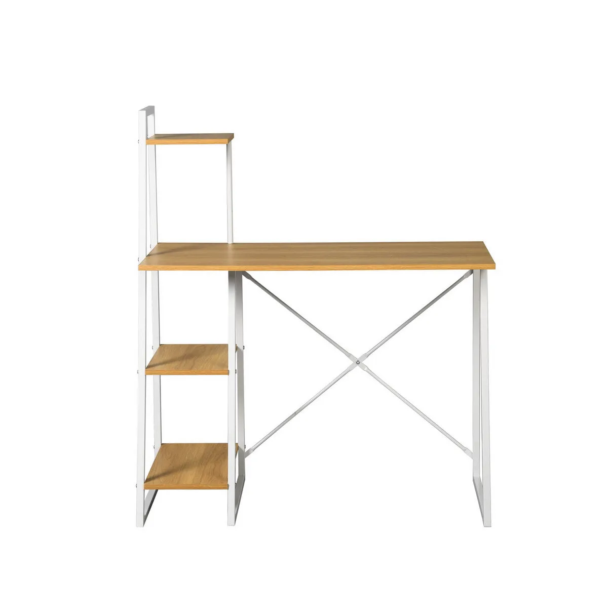 POUCHU Modern Storage Wooden Desk - HomyCasa