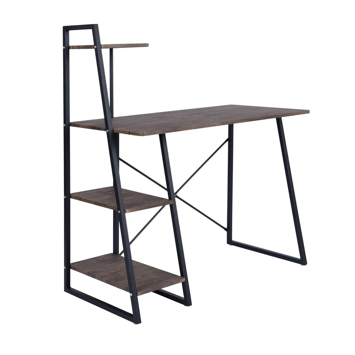 POUCHU Modern Storage Wooden Desk - HomyCasa