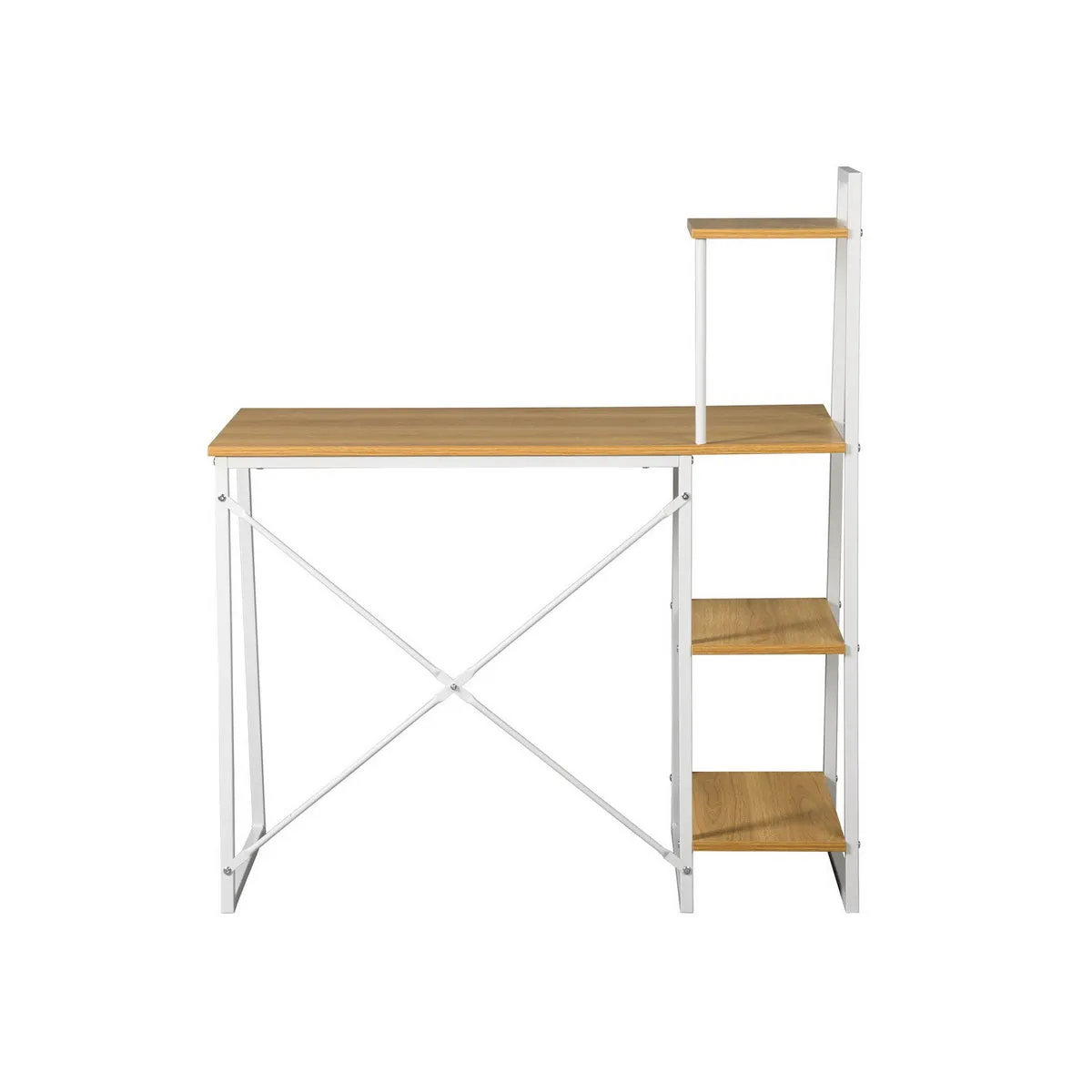 POUCHU Modern Storage Wooden Desk - HomyCasa