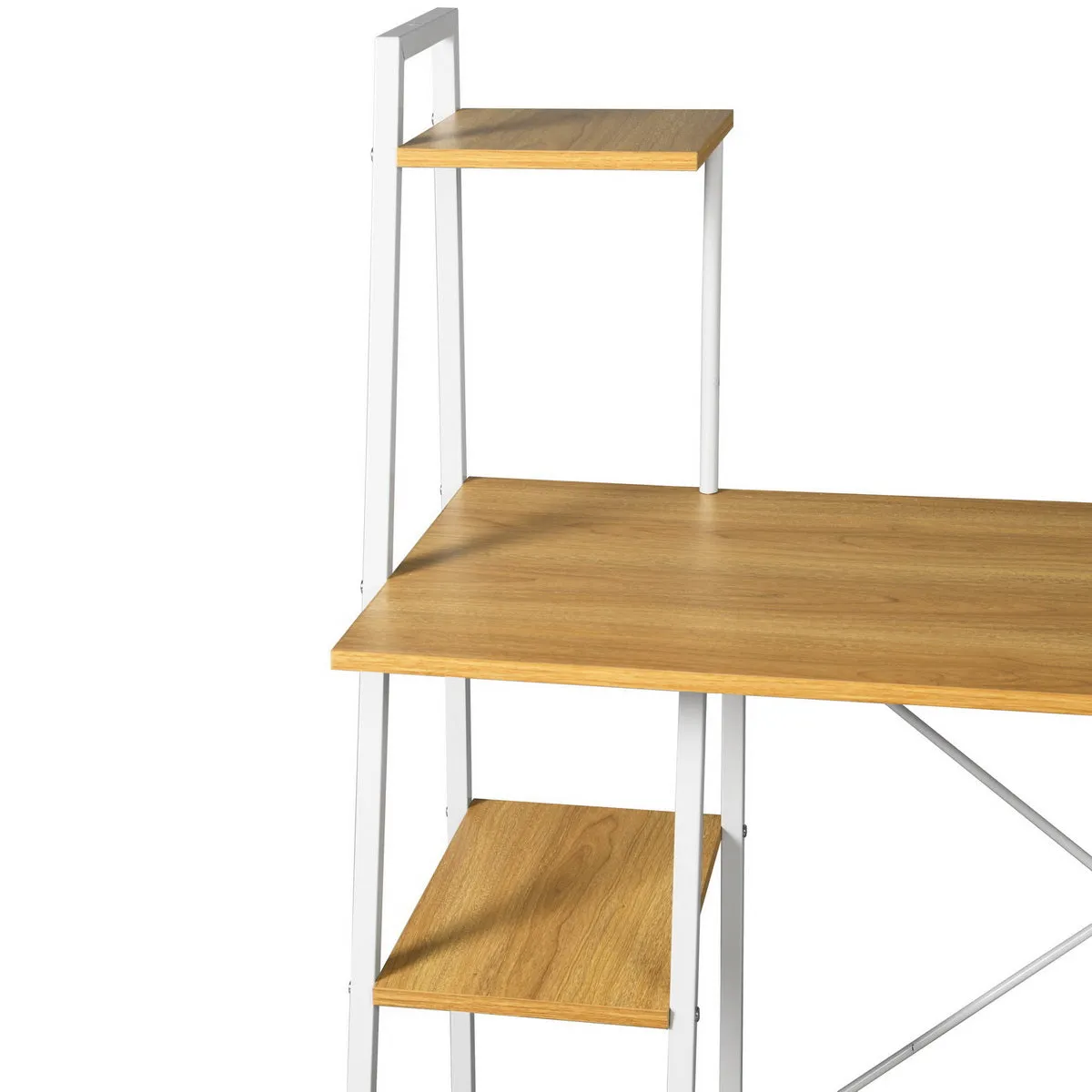 POUCHU Modern Storage Wooden Desk - HomyCasa