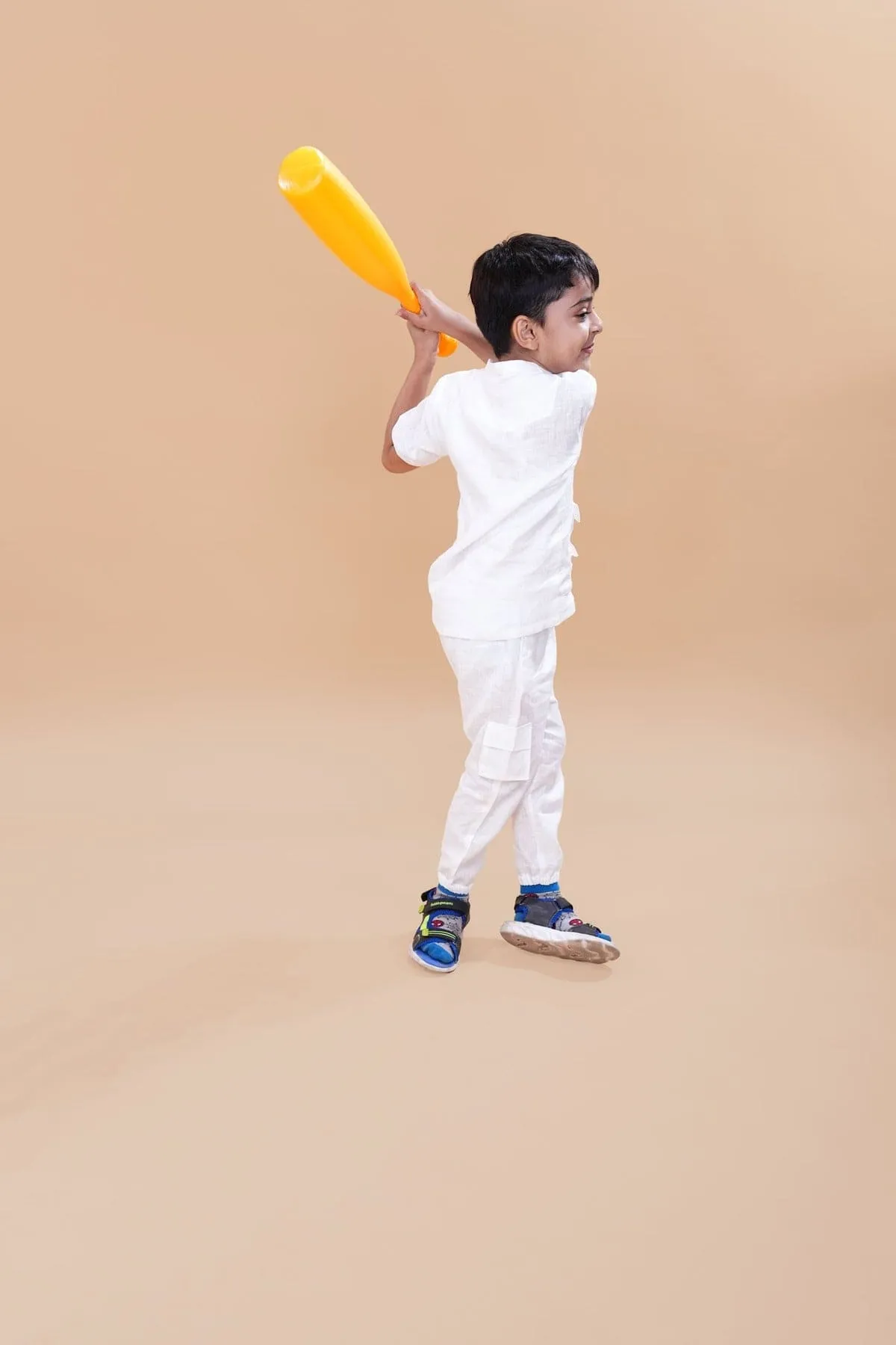 Pre-Order: Box Pocket Pure Linen Co-ord (White Colour)