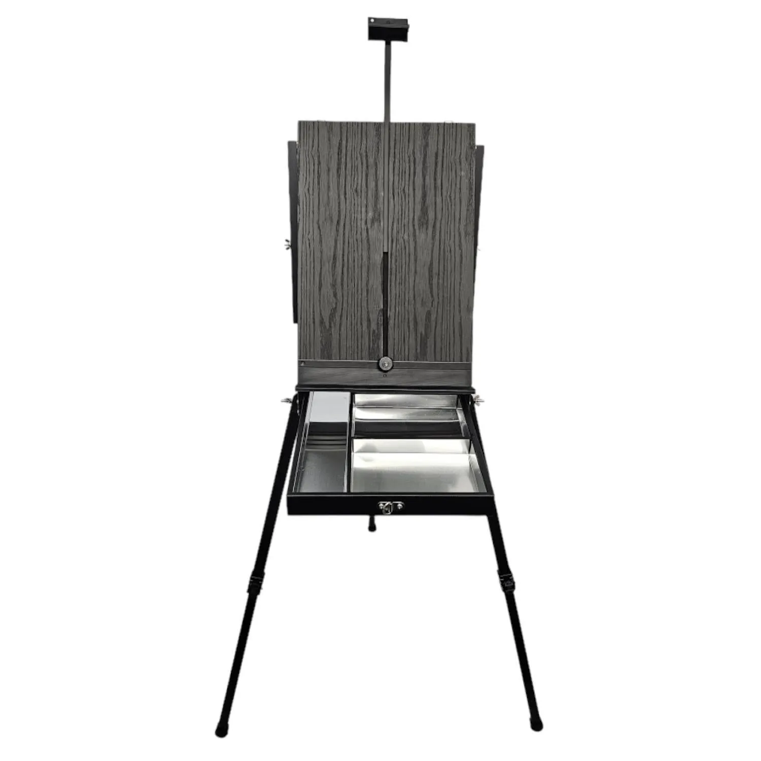 Prime Art Easel Wooden French Box Style BLACK (EA25)