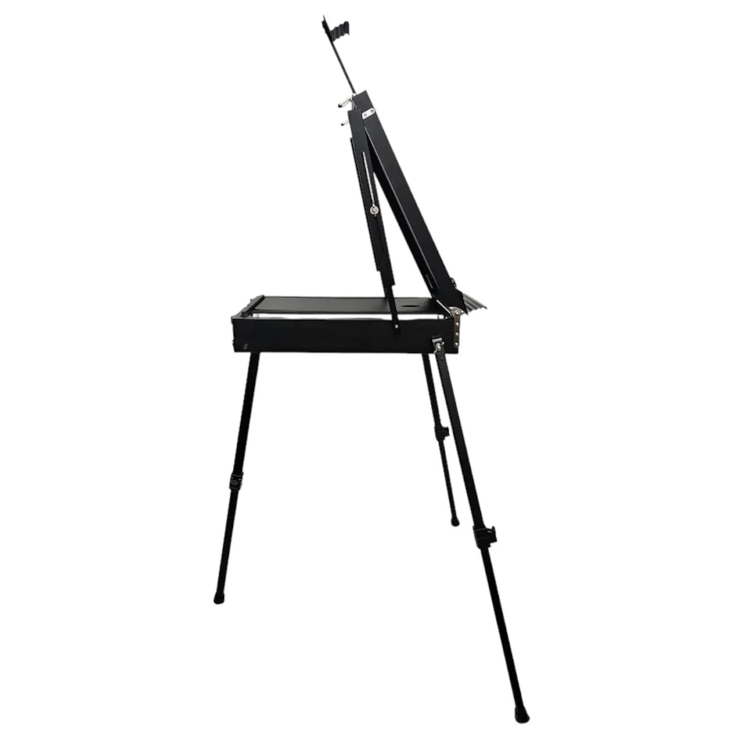 Prime Art Easel Wooden French Box Style BLACK (EA25)