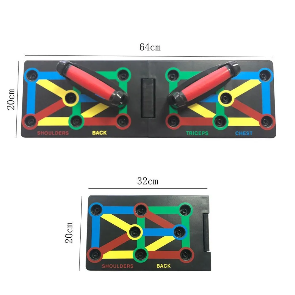 Push Up Rack Board 9-in-1 Body Building Fitness