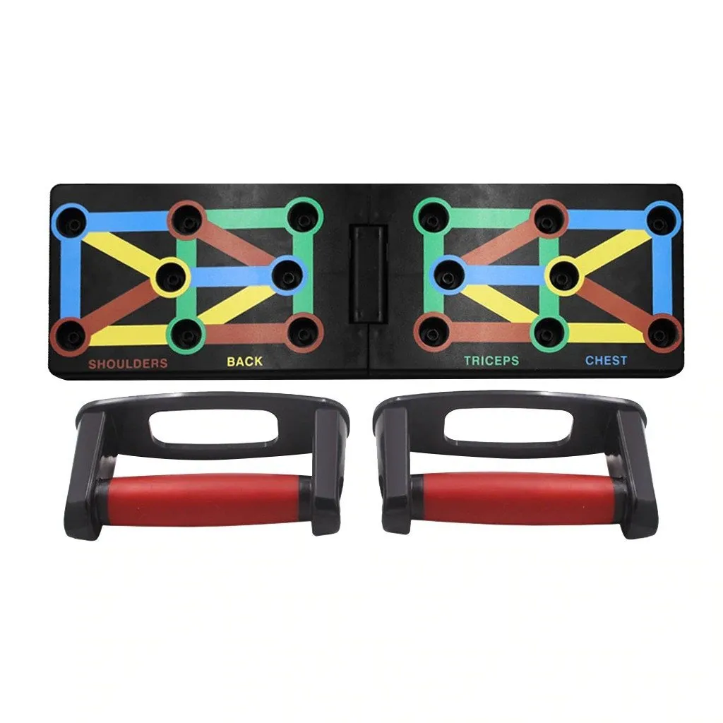 Push Up Rack Board 9-in-1 Body Building Fitness