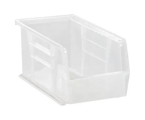Quantum QUS230CL Ultra Clear-View Stack & Hang Bins, 5.5" x 10.88" x 5"