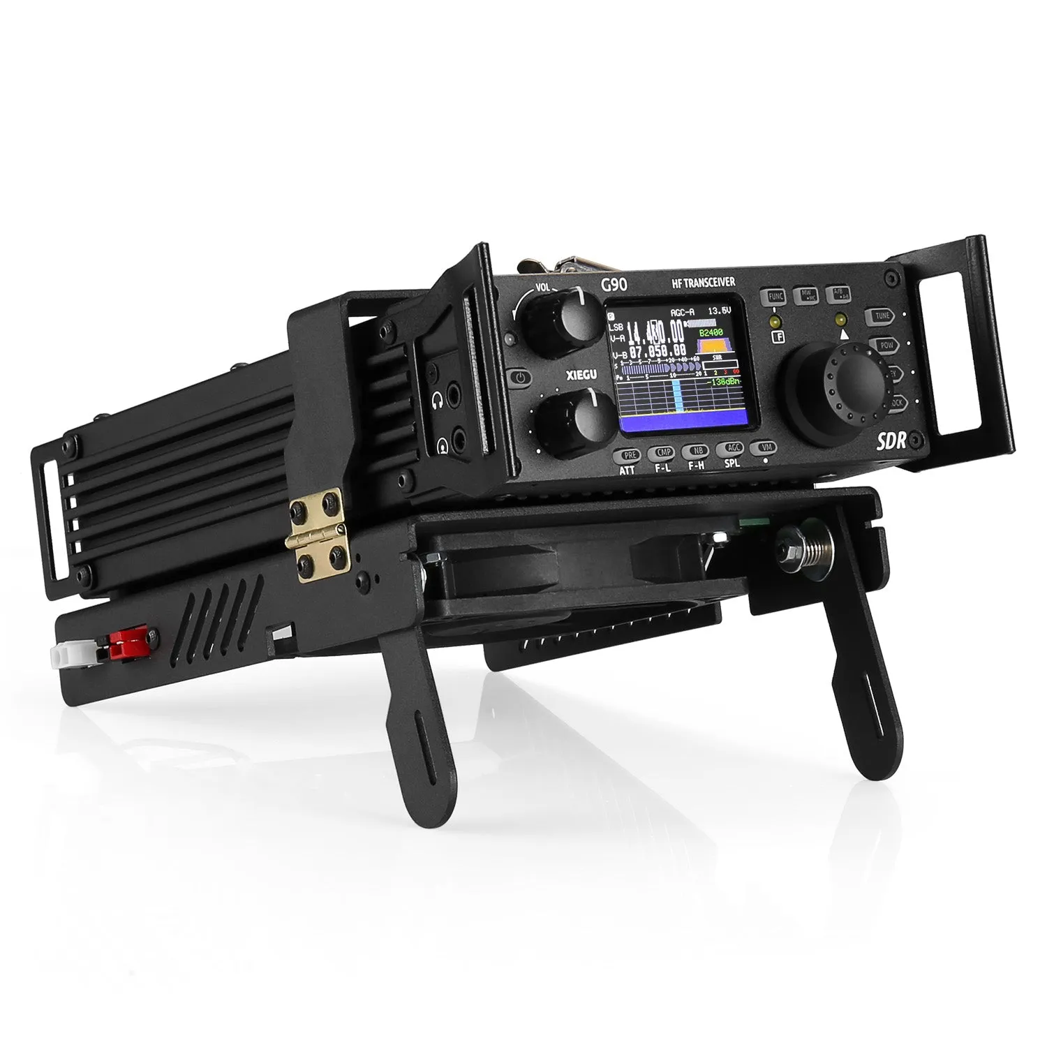 Radioddity G90-H1 Holder Cooling Fan Bracket for Xiegu G90